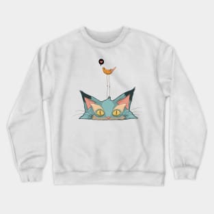 Cat&tweet Crewneck Sweatshirt